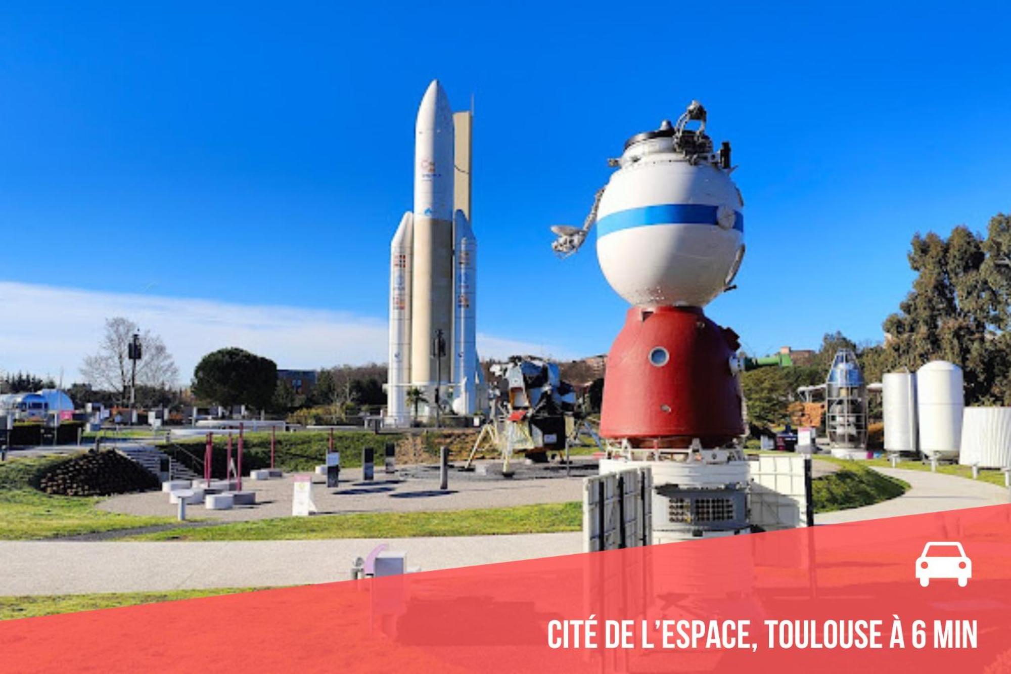 " Cote Parc " Cite De L'Espace - Balcon - Piscine Toulouse Exteriér fotografie